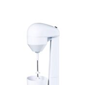 Mixer frappe Hausberg HB-7677NG, 120W, 2 viteze, 450 ml, Alb