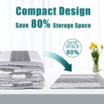 Set 3 saci/pungi din plastic transparent, pentru haine, pentru vidat, 50 x 70 cm, Grunberg CV5070