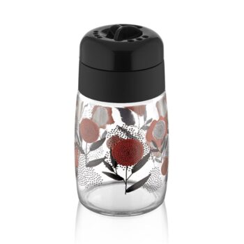 Recipient 100 ml, din sticla, cu capac din plastic, Qlux C00291 Recipient 100 ml, din sticla, cu capac din plastic, Qlux C00291