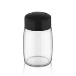 Recipient 100 ml, din sticla, cu capac din plastic, Qlux C00272
