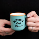 Set 6 cani Bistrot Turcoaz, 120 ml