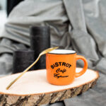 Set 6 cani Bistrot Portocalii, 120 ml