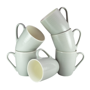Set 6 cani model linii Gri, 390 ml
