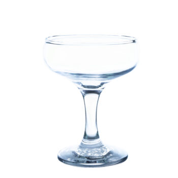Set 6 pahare de 155 ml cu picior din sticla, Cesiro
