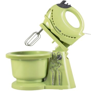 Mixer cu bol rotativ Hausberg HB-3519VR, Verde, 5viteze+turbo, 300W