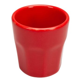 Pahar cu model de Rosu Intens de 70 ml, Cesiro