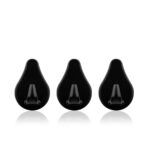 Agatatoare autoadeziva, din plastic, 3buc/set, Qlux L00787 (diverse forme si culori)