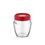 Borcan din sticla cu capac din plastic , Qlux C00138