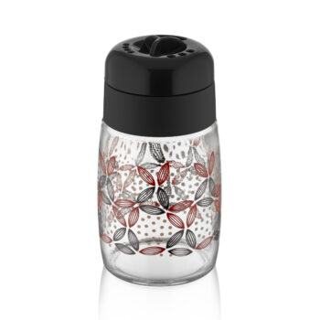 Recipient 100 ml, din sticla, cu capac din plastic, Qlux C00287 Recipient 100 ml, din sticla, cu capac din plastic, Qlux C00287