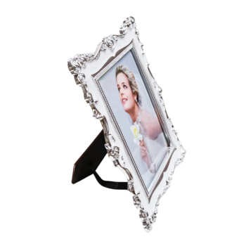 Ramă foto albă elegantă (24x18 cm)