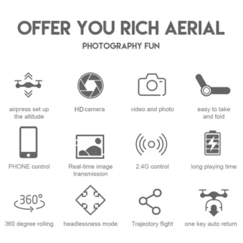 Noul E88Pro RC Drone 4K Profesional cu 1080P Unghi larg Dual Camera HD pliabilă RC Helicopter WIFI FPV Stabil la înălțime - G-Dual-4K-Bag-Box