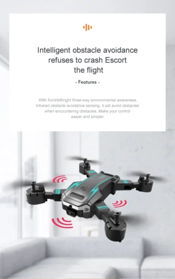 Dronă KBDFA New G6 Professional Foldable Quadcopter Aerial S6 HD Camera GPS RC Helicopter FPV WIFI Mod de evitare a obstacolelor - Albastru Dronă KBDFA New G6 Professional Foldable Quadcopter Aerial S6 HD Camera GPS RC Helicopter FPV WIFI Mod de evitare a obstacolelor - Albastru