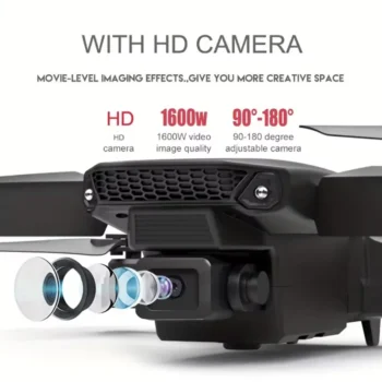 Noul E88Pro RC Drone 4K Profesional cu 1080P Unghi larg Dual Camera HD pliabilă RC Helicopter WIFI FPV Stabil la înălțime - G-Dual-4K-Bag-Box