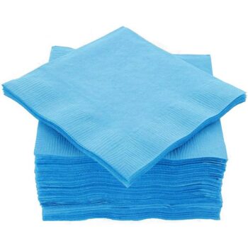 Servetel 2 straturi albastru deschis , 33x33, 50buc/pac