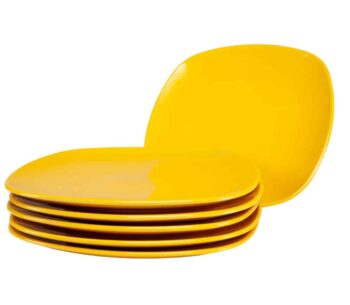 Set 6 farfurii intinse pentru casa familiei tale, ∅ 26 cm, Galben Papadie Set 6 farfurii intinse pentru casa familiei tale, ∅ 26 cm, Galben Papadie