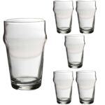 Set 6 pahare din sticla de 330 ml, Cesiro