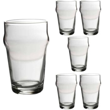 Set 6 pahare din sticla de 330 ml, Cesiro Set 6 pahare din sticla de 330 ml, Cesiro