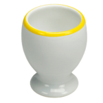 Suport de ou cu model Alb/Galben, 6 cm inaltime