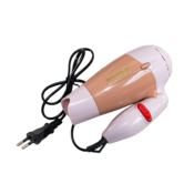 Uscător de păr roz-crem, 1000w