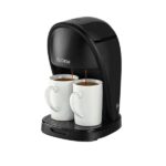 Aparat de facut cafea ZLN 9297, putere 450W, filtru lavabil, 2 cesti incluse, cupa pentru masurat, negru