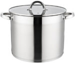 Oala din inox, cu capac din sticla, 22 cm, 7.00 l, Grunberg GR7322