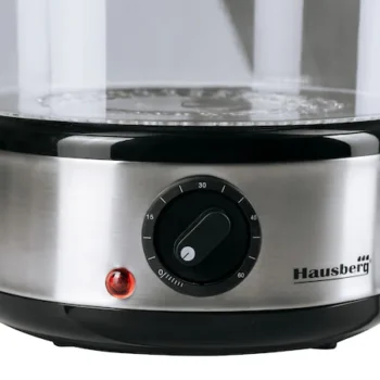 Aparat de gatit cu aburi Hausberg HB-1355, 7.2L, 400W