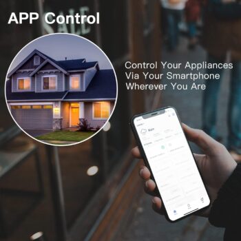 Comutator de lumină inteligent BSEED, compatibil cu Alexa și Google Home, comutator tactil WiFi 1 bandă 1 cale, control în 2 căi sau în mai multe căi prin aplicația SmartLife,