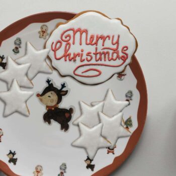 Set farfurii 18 piese, pentru 6 persoane, Christmas Time, Cesiro, Multicolor