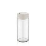 Solnita din sticla, cu capac din plastic, Qlux C00155