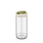 Recipient 500 ml, din sticla, cu capac din plastic, Qlux C00337