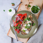 Set farfurii 18 piese, pentru 6 persoane, Silver, Cesiro, Alb Ivoire cu gri