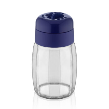 Recipient 100 ml, din sticla, cu capac din plastic, Qlux C00283 Recipient 100 ml, din sticla, cu capac din plastic, Qlux C00283