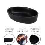 Vas termorezistent 18 X 11 X 4 cm, Negru