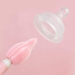 Kiuiom Perie rotativă pentru biberoane, perie pentru biberoane, set de perii pentru biberoane, sticla cu perie de curățare, perie de curățare a paielor, perie de curățare a sticlei 3 în 1, potrivită pentru sticle de lapte, paie pentru sticle, cană pentru sticle