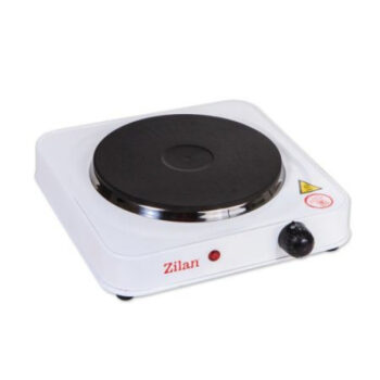 Plita electrica ZILAN Alb ZLN-2173, 1500 W, 26 x 26 x 9.5 cm, 1 arzator, cu 5 trepte de reglaj