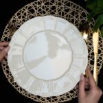 Set farfurii 18 piese, pentru 6 persoane, Ice, Cesiro, Crem Deschis