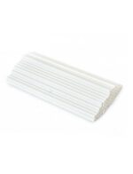 Set 150 Paie Biodegradabile, Compostabile, Drepte, Negre, 210X6mm