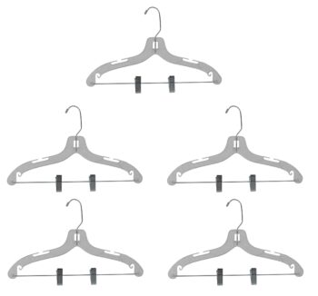 Set 5 umerase pentru haine, din plastic si metal, 43 x 25 x 1.10 cm, Grunberg HG-016 Set 5 umerase pentru haine, din plastic si metal, 43 x 25 x 1.10 cm, Grunberg HG-016