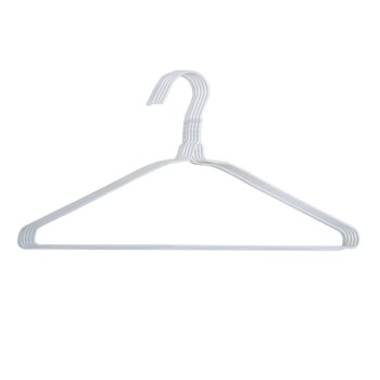 Set 6 umerase pentru haine, din metal si plastic, 38.50 x 21 x 0.60 cm, Grunberg UH06 Set 6 umerase pentru haine, din metal si plastic, 38.50 x 21 x 0.60 cm, Grunberg UH06
