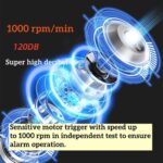 Fafeicy MS-190 Sirenă electrică 220V 120DB, sunet industrial electric, protecție împotriva furtului, sirenă acţionată cu motor, corn metal, alarmă industrială pentru barcă pentru fabrică, construcții, dispozitiv de defecțiune rutieră