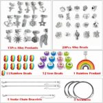 Set de fabricare a brățărilor pentru fete - Set de 63 de bucăți DIY, set de bijuterii pentru fete, cadou pentru copii,