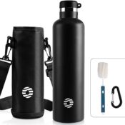 Sticlă de băut FEIJIAN din oțel inoxidabil 1L