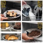 Set farfurii 18 piese, pentru 6 persoane, BatKitty, Cesiro, Alb Ivoire cu Pisica