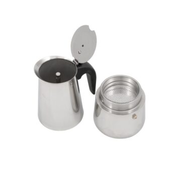 Espressor pentru aragaz , din inox, capacitate 6 cesti, Grunberg GR5182
