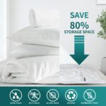 Set 3 saci/pungi din plastic transparent, pentru haine, pentru vidat, 50 x 70 cm, Grunberg CV5070