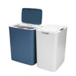 Cos de gunoi automat cu senzor, pentru bucatarie sau baie, capacitate 14 l, reincarcabil cu usb, Victronic CG3904 (albastru)