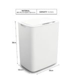 Cos de gunoi automat cu senzor, pentru bucatarie sau baie, capacitate 14 l, reincarcabil cu usb, Victronic CG3904 (albastru)