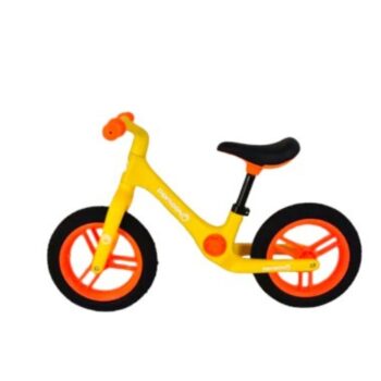 Bicicleta de Echilibru, FARA PEDALE, IDEALA PENTRU INCEPATORI, culoare GALBEN
