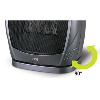 Aeroterma electrica ECG KT 10, 1500 W, 2 trepte de incalzire + aer rece, oscilatie 90 de grade