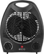 Aeroterma electrica ECG TV 3030 Heat R, 2000 W, 2 viteze, 3 moduri de functionare, termostat, negru